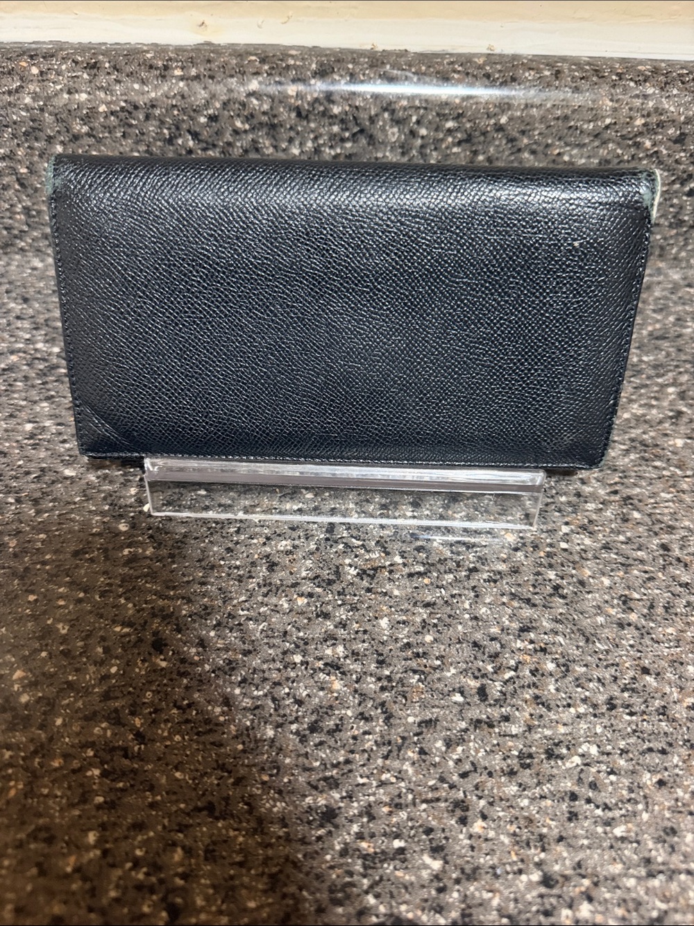 Bvlgari Bulgari Authentic Black Pebbled Leather Continental wallet - Picture 2 of 12